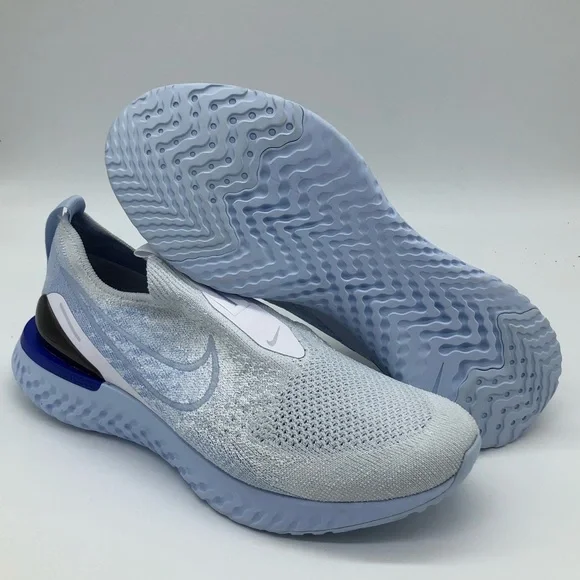 New Men’s Nike Epic Phantom React Flyknit Shoes Hydrogen Blue w/box BV0417-101 - Picture 5 of 6